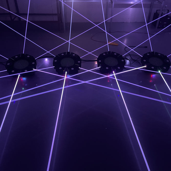 IMRELAX Disco Laser Light Beam Strobe Infinite Rotation Mini DJ Light for Party Bar Nightclub