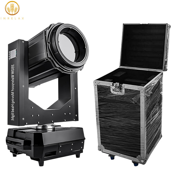 IMRELAX Outdoor Waterproof Beam 17R 350W Moving Head Light Fixture Sky Beam Searchlight IP65 DJ Disco Equipment Stage Light