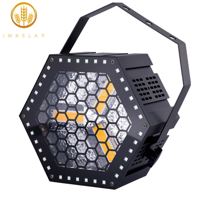 IMRELAX Retro Stage Light 10×30W RGBW 4-in-1 LEDs Vintage Wash Effect Event Lighting