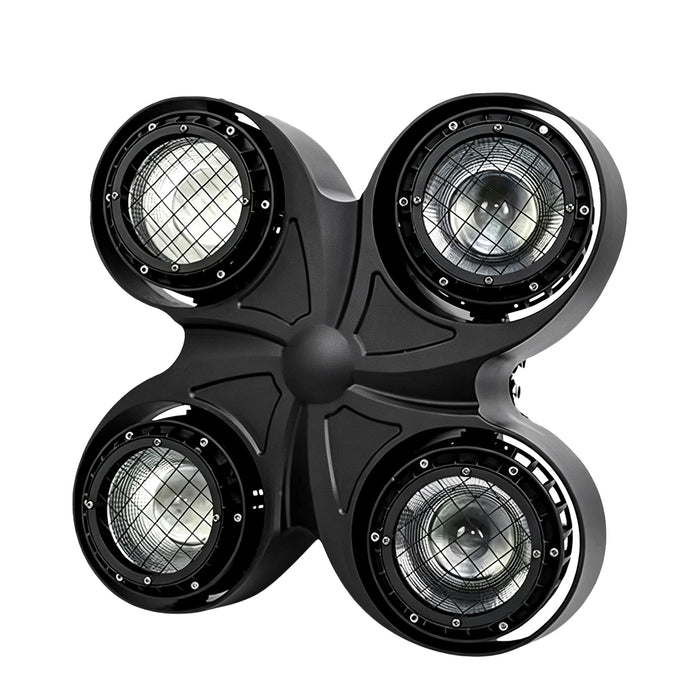 IMRELAX Waterproof 4x100W Warm White and Cold White COB LED Blinder Light Audience Blinder Spotlight IP65 Stage Lighting for Outdoor