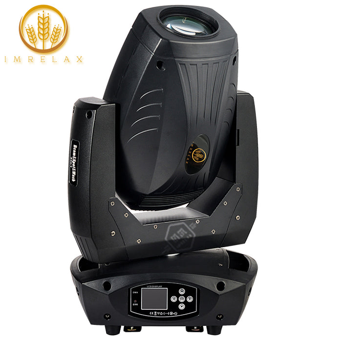 IMRELAX 200W LED Beam Spot Wash Zoom 4 in 1 Moving Head Light Fixture 18-CH Stage Light DJ Light DMX Disco Light  Party Light Pattern Light