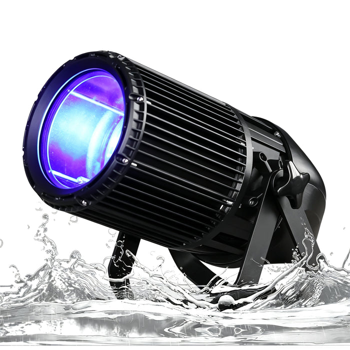 IMRELAX Outdoor 260W Cold White and Warm White COB Spotlight Audience Blinder Light with Zoom Function Waterproof IP65 Stage Wash Light