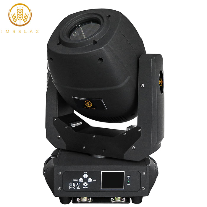 IMRELAX 230W LED Beam Spot Zoom Moving Head Light RGBW Stage Lighting Fixture for Event Expo Church Sets