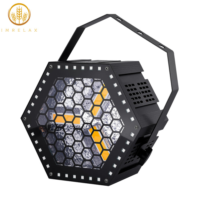 IMRELAX Retro Stage Light 10×30W RGBW 4-in-1 LEDs Vintage Wash Effect Event Lighting