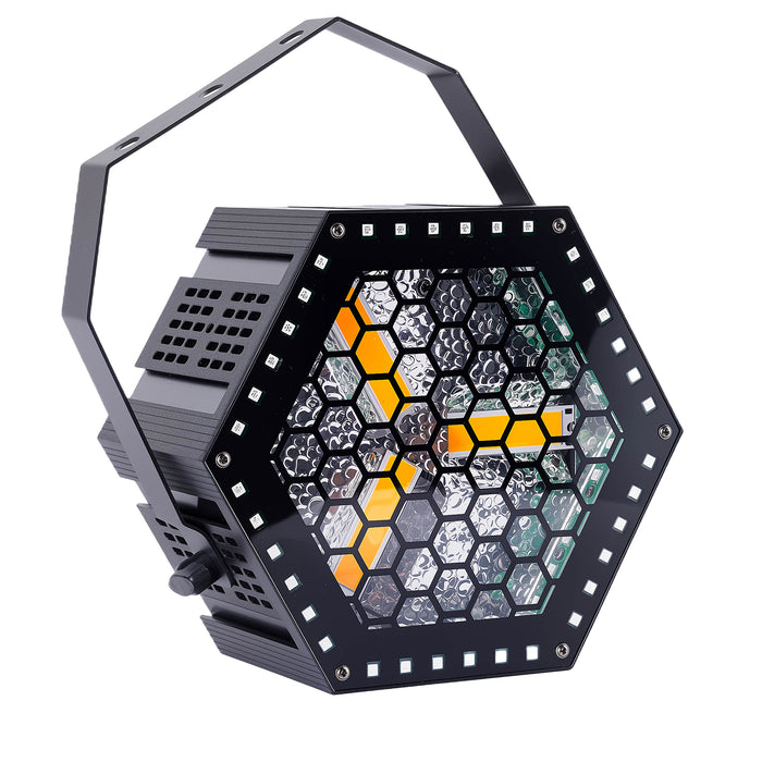 IMRELAX Retro Stage Light 10×30W RGBW 4-in-1 LEDs Vintage Wash Effect Event Lighting