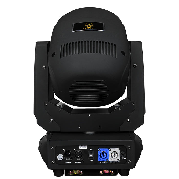IMRELAX 230W LED Beam Spot Zoom Moving Head Light RGBW Stage Lighting Fixture for Event Expo Church Sets