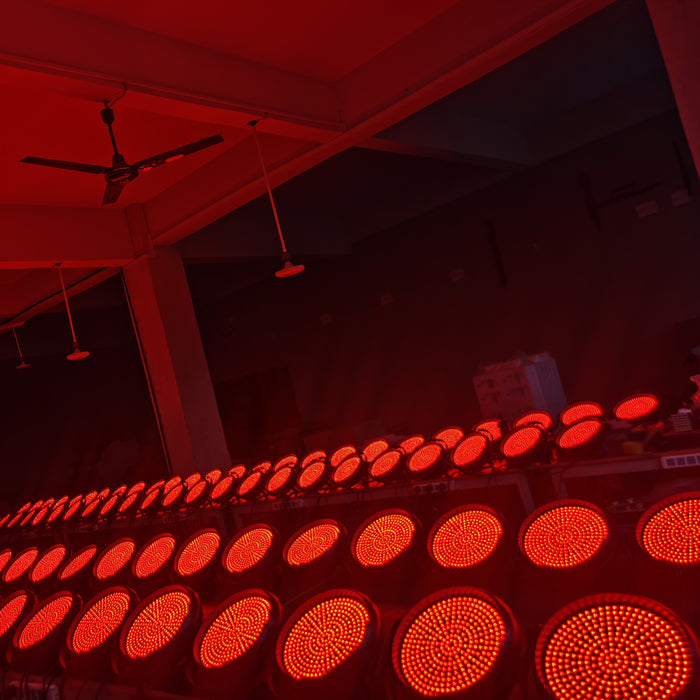 IMRELAX RGB LED Strobe Light Round Stage Pixel Ring Light with 315 RGB LEDs DJ Setup for Club Disco DJ Events