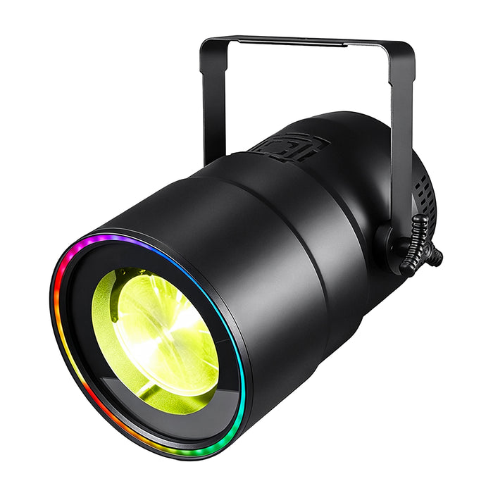 professional cob zoom spotlight with adjustable beam angle