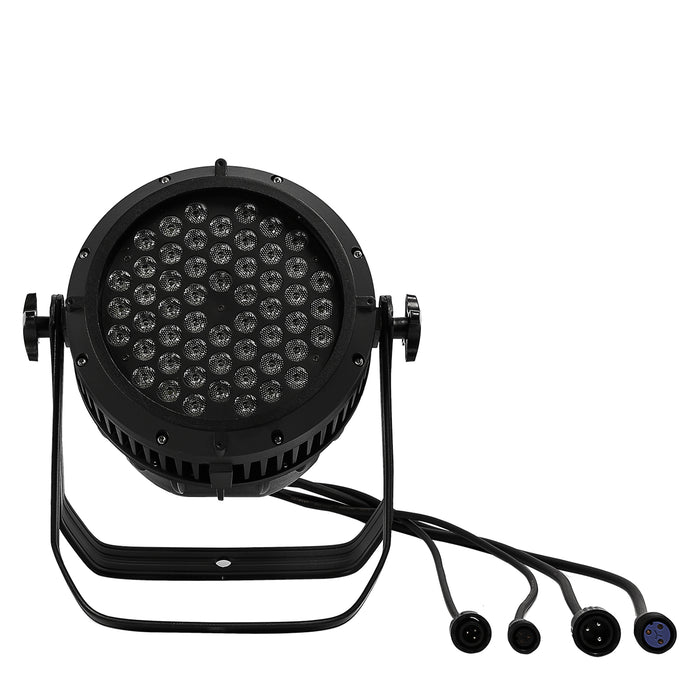 IMRELAX Waterproof 54x3W RGBW 4 in 1 LED Par Wash Light LED Stage Light High Brightness IP68 DMX DJ Wash Light for Outdoor