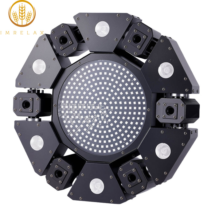 IMRELAX Disco Laser Light Beam Strobe Infinite Rotation Mini DJ Light for Party Bar Nightclub