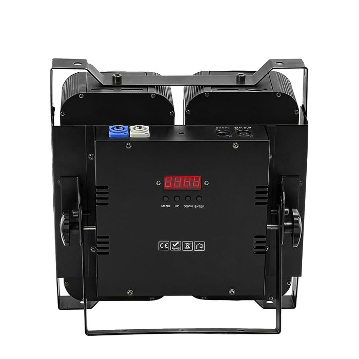 IMRELAX 4x100 W branco quente e frio COB para lavagem de luz par