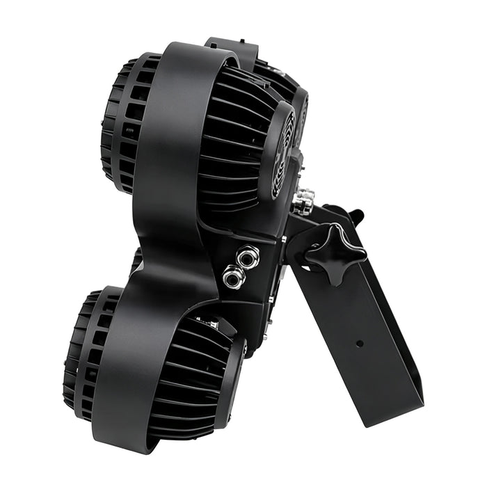 IMRELAX Waterproof 4x100W Warm White and Cold White COB LED Blinder Light Audience Blinder Spotlight IP65 Stage Lighting for Outdoor