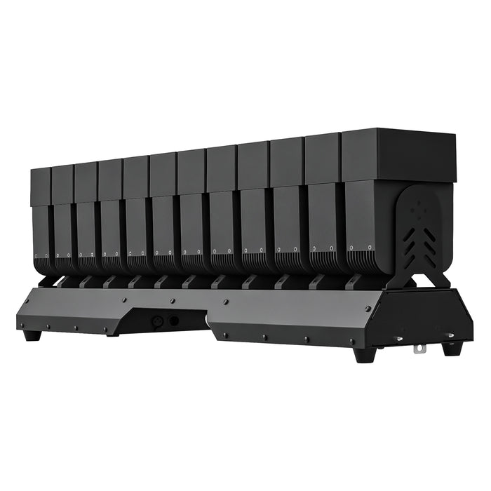 IMRELAX 12x60W RGBW LED Moving Head Light Bar with Individual Tilt Control Wash & Beam Effects