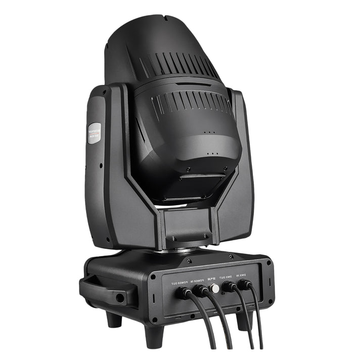 IMRELAX Outdoor 380W Beam Moving Head Light Waterproof IP65 Sky Beam Spotlight High Brightness Searchlight for Outdoor Stage Events Music Festival