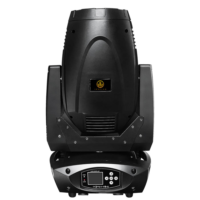 IMRELAX LED 300W Moving Head Beam Spot Zoom Stage Light – DMX512 DJ Lighting with Rotating Gobos, Prism, Strobe for Live Events & Concerts