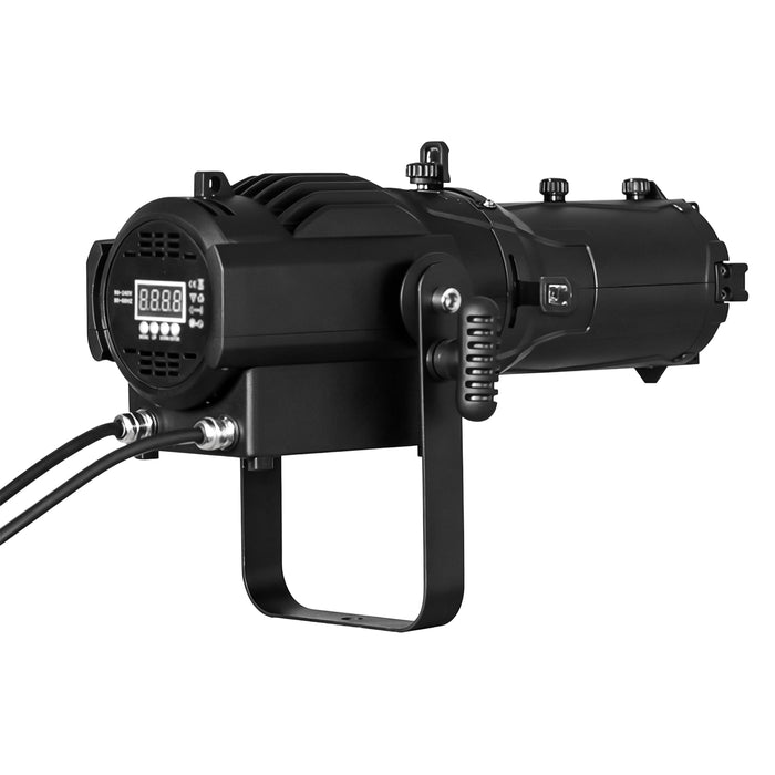 IMRELAX 60W COB LED Perfil Elipsoidal Spotlight Manual Zoom 3200K Warm White Lighting para TV Station Theatre Flim Production