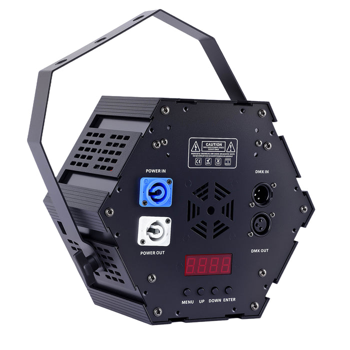 IMRELAX Retro Stage Light 10×30W RGBW 4-in-1 LEDs Vintage Wash Effect Event Lighting