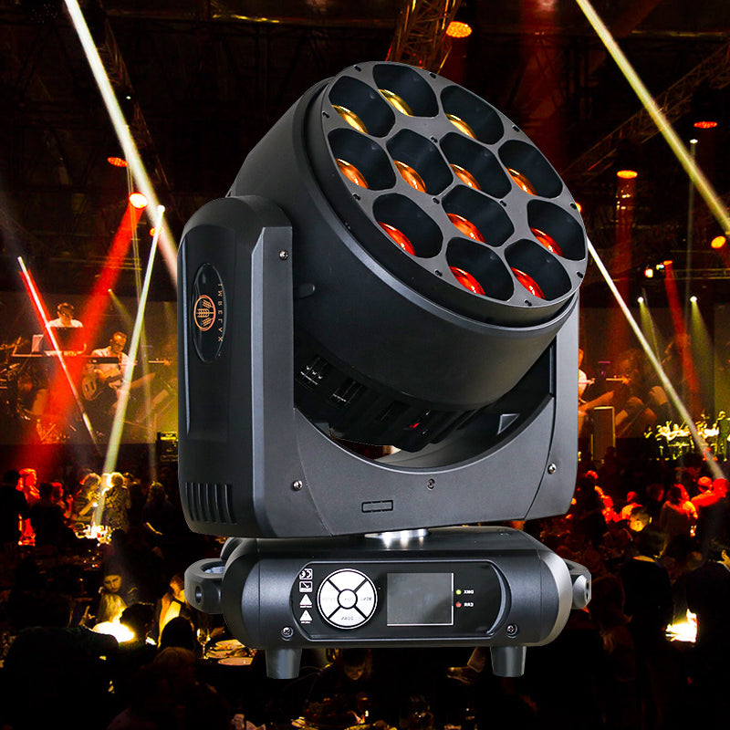 IMRELAX 12X40W BEAM WASH MOVING HEAD LIGHT IN THE EVENT