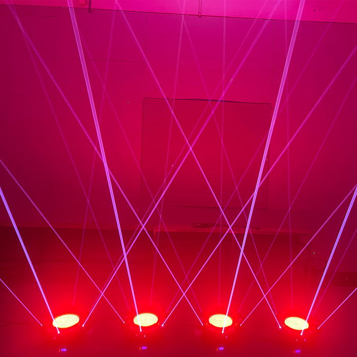 IMRELAX Disco Laser Light Beam Strobe Infinite Rotation Mini DJ Light for Party Bar Nightclub