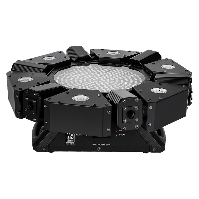 IMRELAX Disco Laser Light Beam Strobe Infinite Rotation Mini DJ Light for Party Bar Nightclub