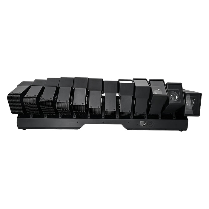 IMRELAX 12x60W RGBW LED Moving Head Light Bar with Individual Tilt Control Wash & Beam Effects