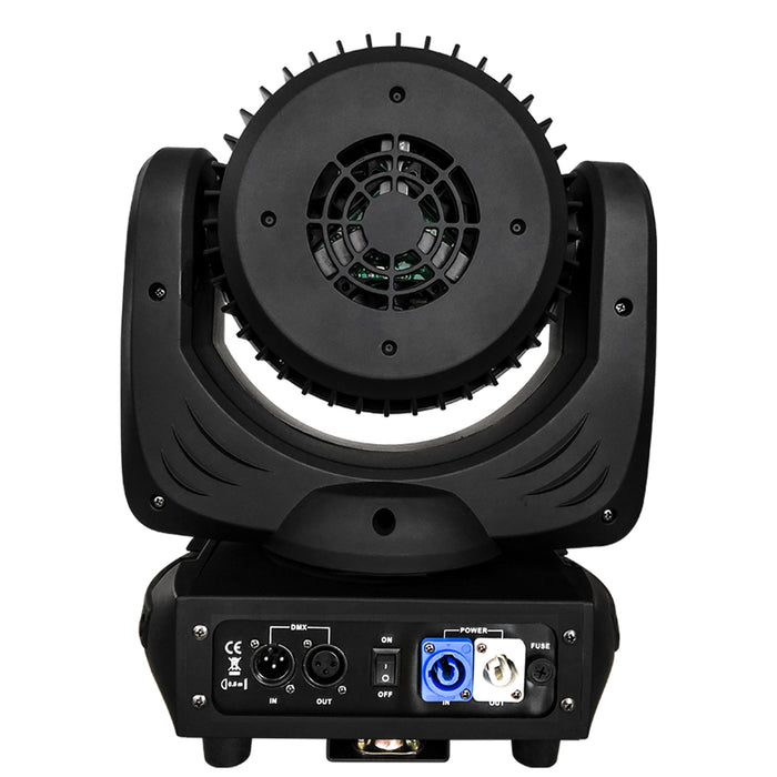 IMRELAX 19x15W RGBW 4in1 LED Zoom Wash Moving Head Light Fixture DMX DJ Light Stage Light for Disco, DJ Gig, Bar, Club, Party