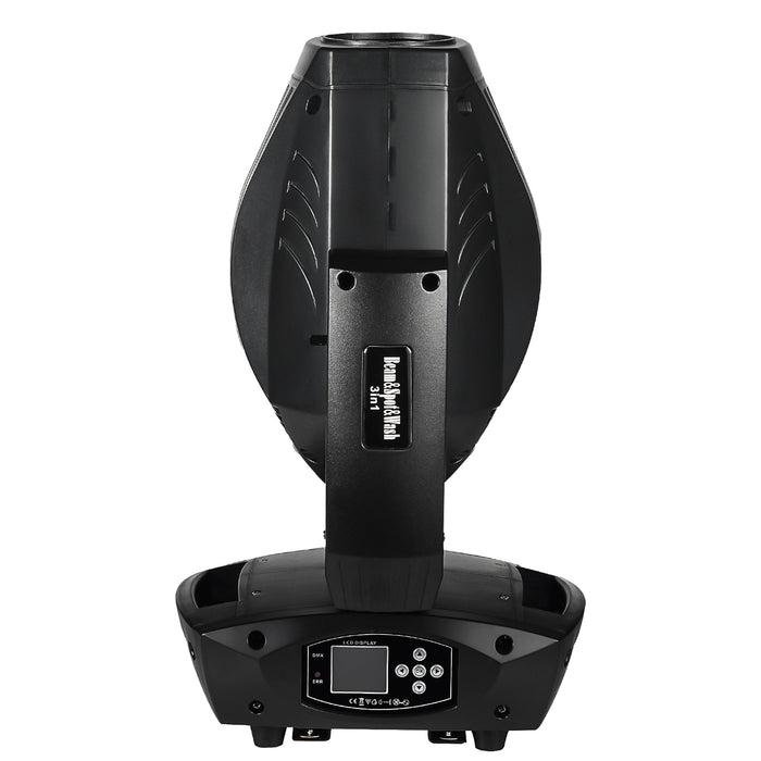 IMRELAX 200W LED Beam Spot Wash Zoom Moving Head Light - DMX Stage Light, DJ Light, Disco & Party Lighting Fixture for Events