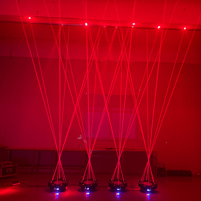 IMRELAX Disco Laser Light Beam Strobe Infinite Rotation Mini DJ Light for Party Bar Nightclub