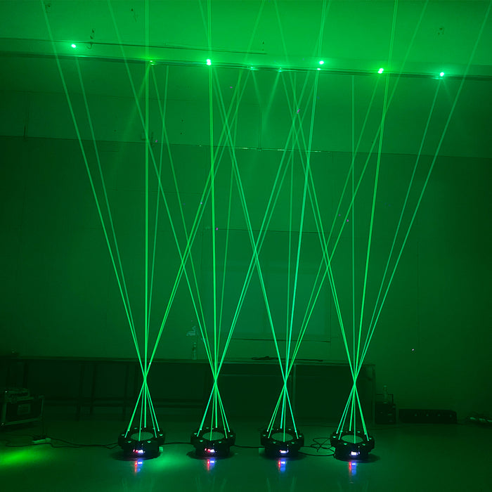 IMRELAX Disco Laser Light Beam Strobe Infinite Rotation Mini DJ Light for Party Bar Nightclub