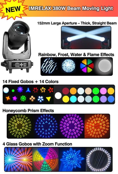 14 gobo patterns stage lighting projection effects