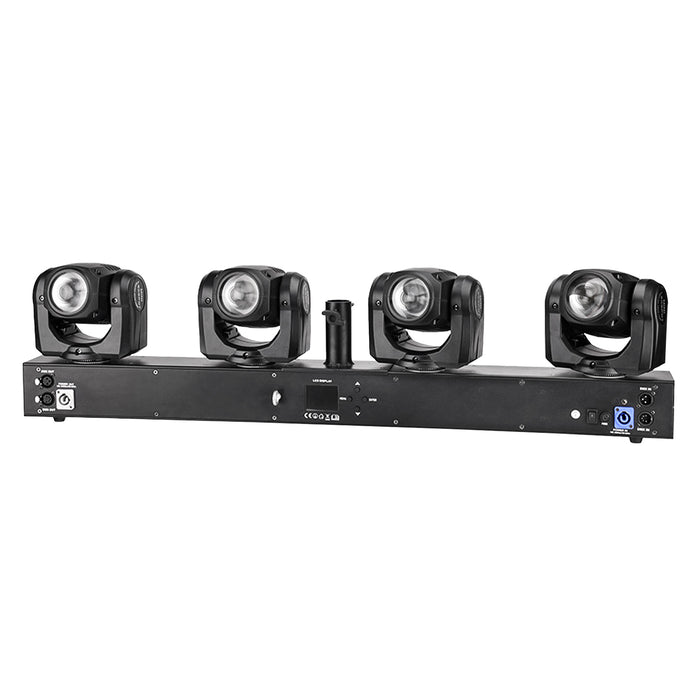 IMRELAX 4x32W RGBW 4em1 LED Luzes de palco de controle único DJ Moving Head Lights