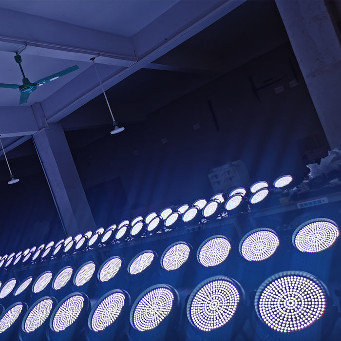 IMRELAX RGB LED Strobe Light Round Stage Pixel Ring Light with 315 RGB LEDs DJ Setup for Club Disco DJ Events