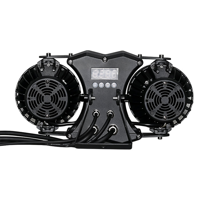 IMRELAX IP68 Outdoor 2x150W COB LED Audience Blinder Light Warm White Cold White Wash Light Waterproof Spotlight