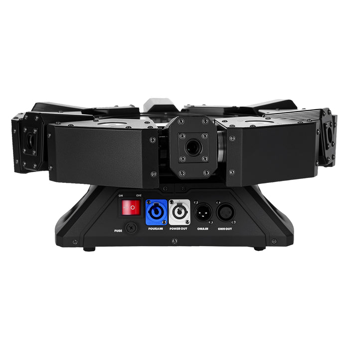 IMRELAX Disco Laser Light Beam Strobe Infinite Rotation Mini DJ Light for Party Bar Nightclub