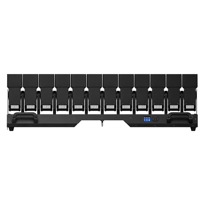 IMRELAX 12x60W RGBW LED Moving Head Light Bar with Individual Tilt Control Wash & Beam Effects
