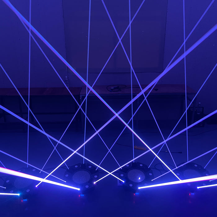 IMRELAX Disco Laser Light Beam Strobe Infinite Rotation Mini DJ Light for Party Bar Nightclub