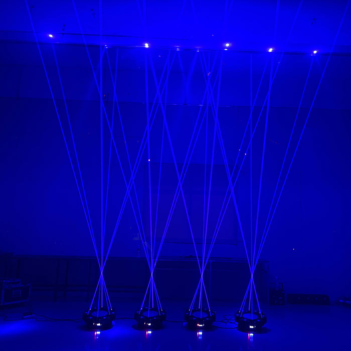 IMRELAX Disco Laser Light Beam Strobe Infinite Rotation Mini DJ Light for Party Bar Nightclub