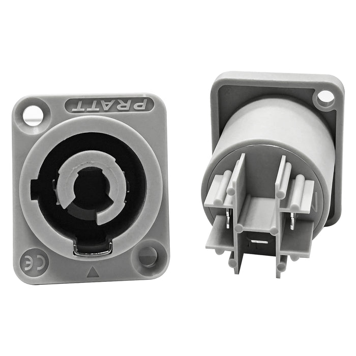 Cable de extensión de alimentación IMRELAX PowerCon para luces de escenario, Cable de puente de alimentación de 6,6 pies, conector de alimentación, entrada azul a salida gris