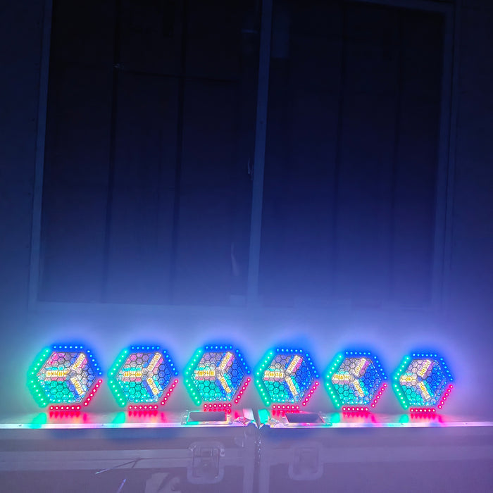 IMRELAX Retro Stage Light 10×30W RGBW 4-in-1 LEDs Vintage Wash Effect Event Lighting