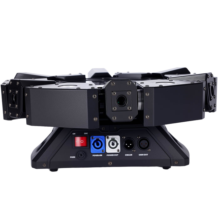 IMRELAX Disco Laser Light Beam Strobe Infinite Rotation Mini DJ Light for Party Bar Nightclub