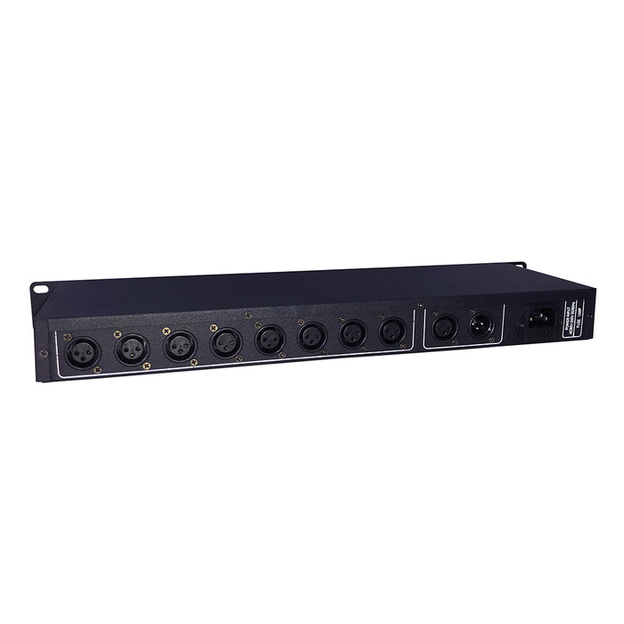 IMRELAX 8-Way DMX Splitter with 3-Pin XLR Input and Output DMX512 Opti ...