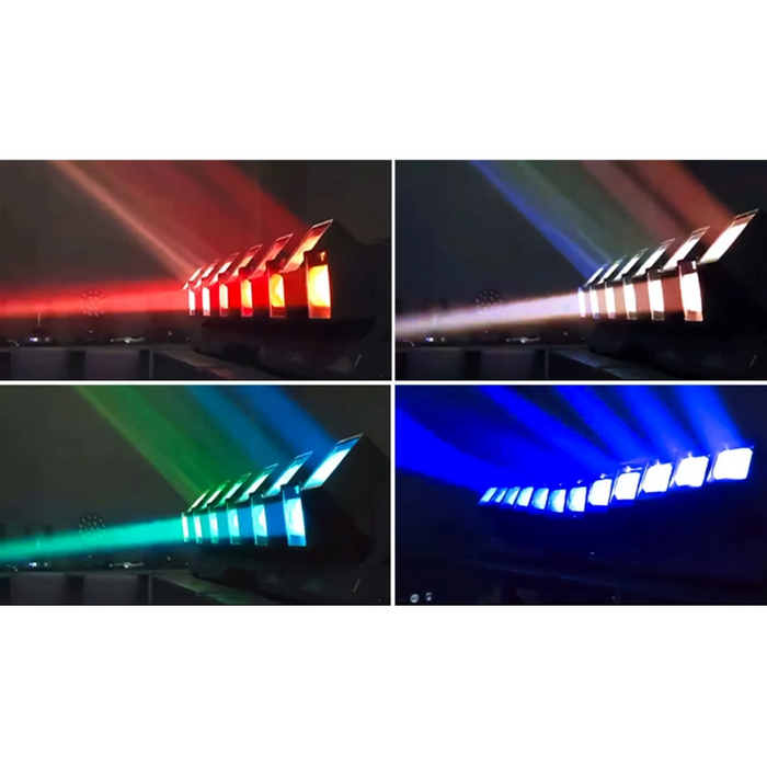 IMRELAX 12x60W RGBW LED Moving Head Light Bar Beam Wash Effects