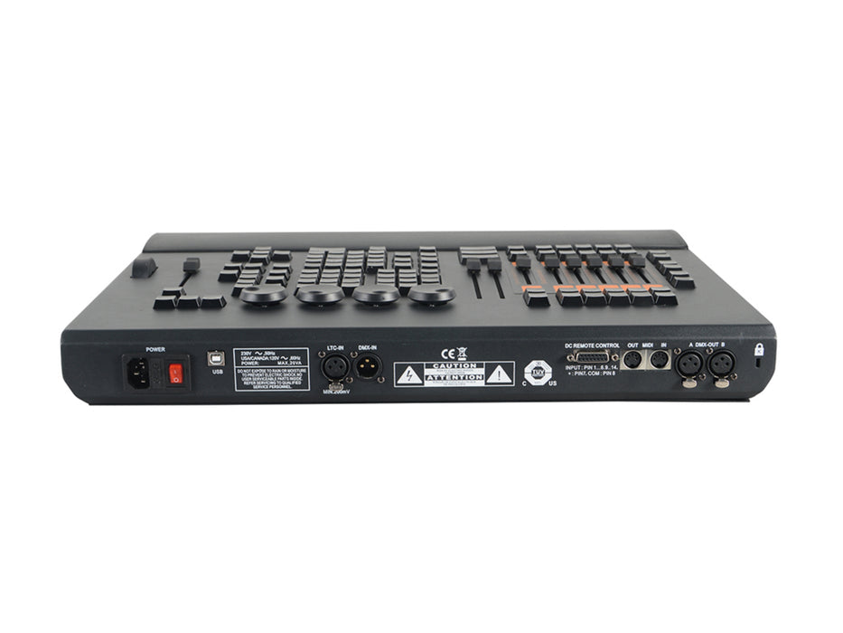 IMRELAX MA2 Command Wing for Professional DMX Lighting Control 2 DMX Outputs High-Precision Faders MIDI Timecode RDM Support Flight Case Included