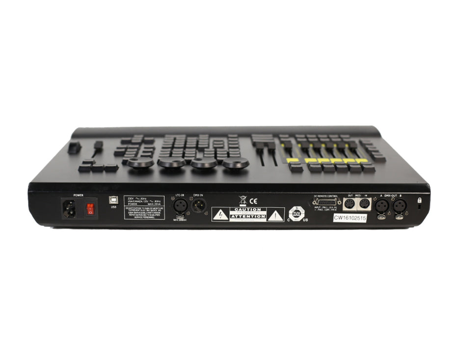 IMRELAX MA2 Command Wing for Professional DMX Lighting Control 2 DMX Outputs High-Precision Faders MIDI Timecode RDM Support Flight Case Included