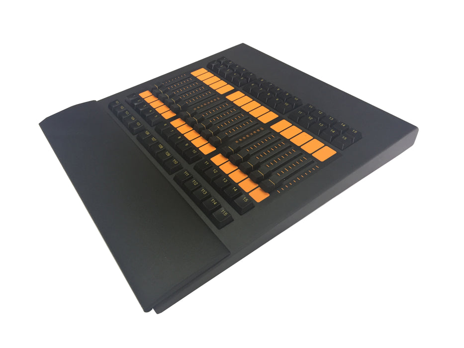 IMRELAX MA2 Fader Wing for DMX Lighting Control 4 DMX Outputs 2048 Channel Support Expandable 15 Independent Program Faders RDM Support Flight Case Included