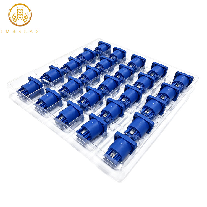 IMRELAX 25Pcs PowerCon Female Output Power Connectors 20A AC for Stage Lighting