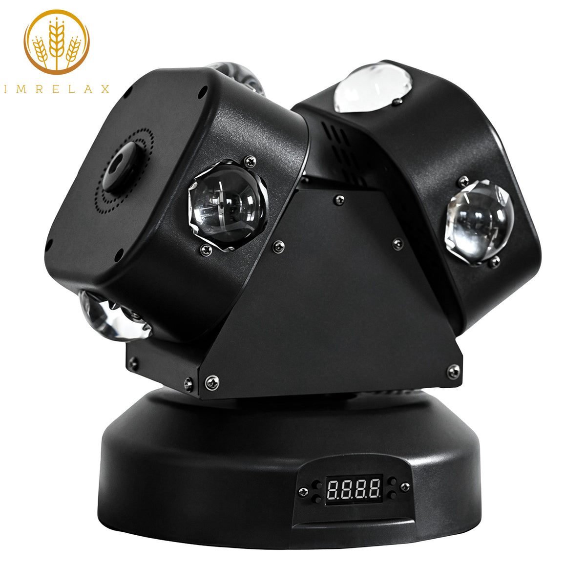 IMRELAX RGBW Mini Laser Beam DJ Disco Light DMX Stage Lighting