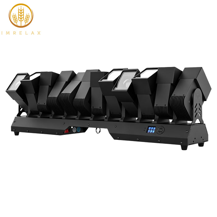 IMRELAX 12x60W RGBW LED Moving Head Light Bar Beam Wash Effects
