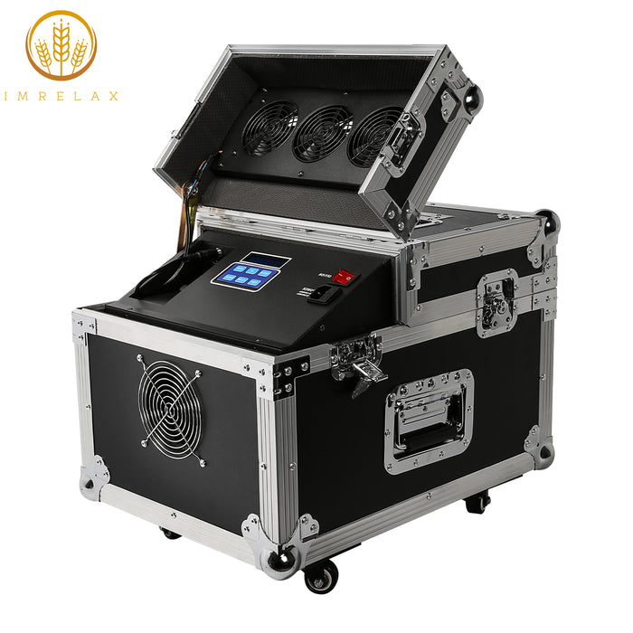 IMRELAX 1000W tragbare Dunstmaschine Nebel- und dicke Nebelrauchmaschine Flightcase-Körpereffektmaschine