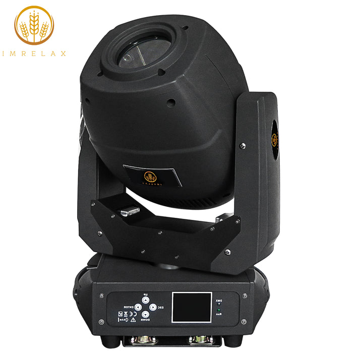 IMRELAX 230W LED Spot Moving Head DJ Light Beam Zoom Stage Disco Light for Event Expo Stage Sets